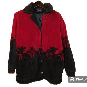 Nordic Lights Cozy Fleece Jacket Size Medium Winter Snow